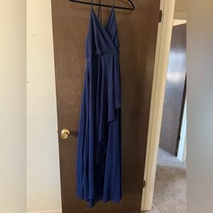 NWT Lulu's Royal Blue Long Sleeve Dress